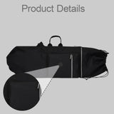 Maxbell Longboard Carry Case Skate Carrier for Travel Waterproof Skateboard Backpack Black