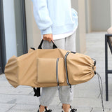Maxbell Longboard Carry Case Skate Carrier for Travel Waterproof Skateboard Backpack Khaki