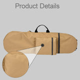 Maxbell Longboard Carry Case Skate Carrier for Travel Waterproof Skateboard Backpack Khaki