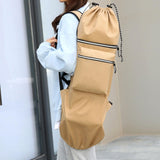 Maxbell Longboard Carry Case Skate Adjustable Straps with Handle Skateboard Backpack Khaki