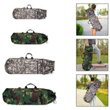 Maxbell Longboard Carry Case Deck Organizer Electric Skate Board Skateboard Backpack Gray 110cmx32cm