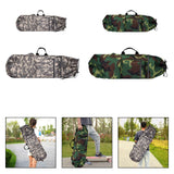 Maxbell Longboard Carry Case Deck Organizer Electric Skate Board Skateboard Backpack Gray 110cmx32cm