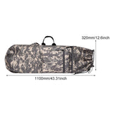 Maxbell Longboard Carry Case Deck Organizer Electric Skate Board Skateboard Backpack Gray 110cmx32cm