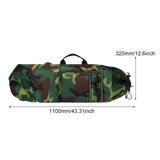 Maxbell Longboard Carry Case Deck Organizer Electric Skate Board Skateboard Backpack Green 110cmx32cm