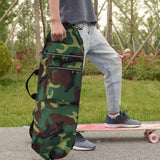 Maxbell Longboard Carry Case Deck Organizer Electric Skate Board Skateboard Backpack Green 110cmx32cm