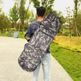 Maxbell Longboard Carry Case Deck Organizer Electric Skate Board Skateboard Backpack Gray 113cmx40cm