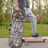 Maxbell Longboard Carry Case Deck Organizer Electric Skate Board Skateboard Backpack Gray 113cmx40cm