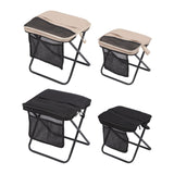 Maxbell Folding Backpack Stool Ottoman Portable Camping Chair for Home Garden Adults Khaki and S