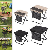 Maxbell Folding Backpack Stool Ottoman Portable Camping Chair for Home Garden Adults Khaki and S