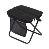 Maxbell Folding Backpack Stool Ottoman Portable Camping Chair for Home Garden Adults Black and S