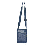 Maxbell Mesh Water Bottle Pouch Reusable Water Bottle Holder for Walking Gym Camping navy blue
