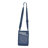 Maxbell Mesh Water Bottle Pouch Reusable Water Bottle Holder for Walking Gym Camping navy blue