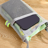 Maxbell Mesh Water Bottle Pouch Reusable Water Bottle Holder for Walking Gym Camping gray
