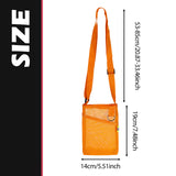 Maxbell Mesh Water Bottle Pouch Reusable Water Bottle Holder for Walking Gym Camping Orange
