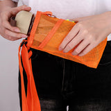 Maxbell Mesh Water Bottle Pouch Reusable Water Bottle Holder for Walking Gym Camping Orange