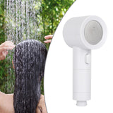 Maxbell Handheld Sprayer Bath Hotel Spraying Head High Pressure Filtered Shower Head White