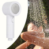 Maxbell Handheld Sprayer Bath Hotel Spraying Head High Pressure Filtered Shower Head White