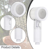 Maxbell Handheld Sprayer Bath Hotel Spraying Head High Pressure Filtered Shower Head Clear White