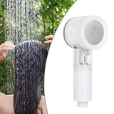Maxbell Handheld Sprayer Bath Hotel Spraying Head High Pressure Filtered Shower Head Clear White