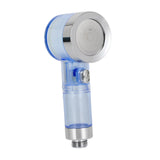 Maxbell Handheld Sprayer Bath Hotel Spraying Head High Pressure Filtered Shower Head Clear Blue
