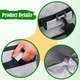 Maxbell Rolling Cooler Compact Chiller Soft Travel Cooler for Beach Shopping Camping Gray