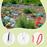 Maxbell Garbage Picker Assist Tool Multipurpose Trash Tongs for Elderly Floor Garden 58cm