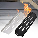 Maxbell Heat Plate Heavy Duty Sturdy Professional Flavor Bar Barbecue Heat Deflector Sliver
