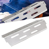 Maxbell Heat Plate Heavy Duty Sturdy Professional Flavor Bar Barbecue Heat Deflector Sliver