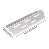 Maxbell Heat Plate Heavy Duty Sturdy Professional Flavor Bar Barbecue Heat Deflector Sliver
