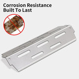 Maxbell Heat Plate Heavy Duty Sturdy Professional Flavor Bar Barbecue Heat Deflector Sliver