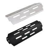 Maxbell Heat Plate Heavy Duty Sturdy Professional Flavor Bar Barbecue Heat Deflector Sliver
