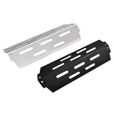 Maxbell Heat Plate Heavy Duty Sturdy Professional Flavor Bar Barbecue Heat Deflector Sliver