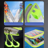 Maxbell Fishing Lure Bag Freshwater Portable Outdoor Organizer Squid Jig Storage Bag Green