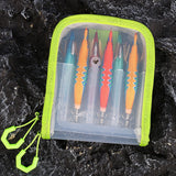 Maxbell Fishing Lure Bag Freshwater Portable Outdoor Organizer Squid Jig Storage Bag Green