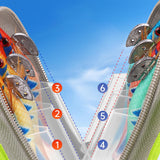 Maxbell Fishing Lure Bag Freshwater Portable Outdoor Organizer Squid Jig Storage Bag Green