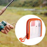 Maxbell Fishing Lure Bag Freshwater Portable Outdoor Organizer Squid Jig Storage Bag Orange