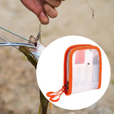 Maxbell Fishing Lure Bag Freshwater Portable Outdoor Organizer Squid Jig Storage Bag Orange