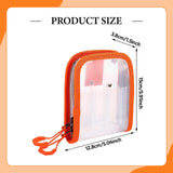 Maxbell Fishing Lure Bag Freshwater Portable Outdoor Organizer Squid Jig Storage Bag Orange