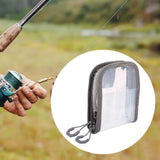 Maxbell Fishing Lure Bag Freshwater Portable Outdoor Organizer Squid Jig Storage Bag Gray