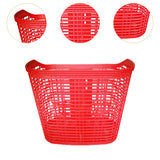 Maxbell Bike Basket Pet Carrier Organizer Luggage Multi Purpose Bicycle Front Basket Red