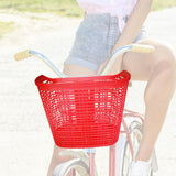 Maxbell Bike Basket Pet Carrier Organizer Luggage Multi Purpose Bicycle Front Basket Red