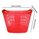 Maxbell Bike Basket Pet Carrier Organizer Luggage Multi Purpose Bicycle Front Basket Red