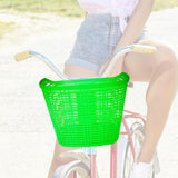 Maxbell Bike Basket Pet Carrier Organizer Luggage Multi Purpose Bicycle Front Basket Green