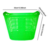 Maxbell Bike Basket Pet Carrier Organizer Luggage Multi Purpose Bicycle Front Basket Green
