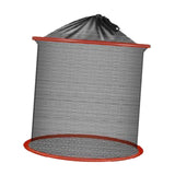 Maxbell Foldable Fish Basket Fish Net Folding Fishing Cage for Lake River Freshwater 25cmx30cm