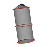 Maxbell Foldable Fish Basket Fish Net Folding Fishing Cage for Lake River Freshwater 25cmx60cm