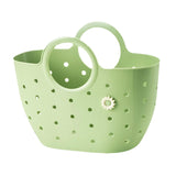 Maxbell Shower Caddy Basket with Handles Multipurpose Dorm Camp Dorm Shower Tote Bag Green L