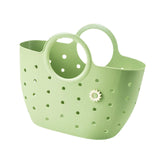 Maxbell Shower Caddy Basket with Handles Multipurpose Dorm Camp Dorm Shower Tote Bag Green L