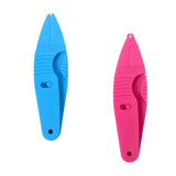 Maxbell Earthworm Clip Hook Fishing Equipment Sturdy Lightweight Fast Baiting Device blue