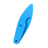 Maxbell Earthworm Clip Hook Fishing Equipment Sturdy Lightweight Fast Baiting Device blue